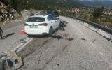 Motosiklet sürücüsünün öldüğü kaza, kamerada!