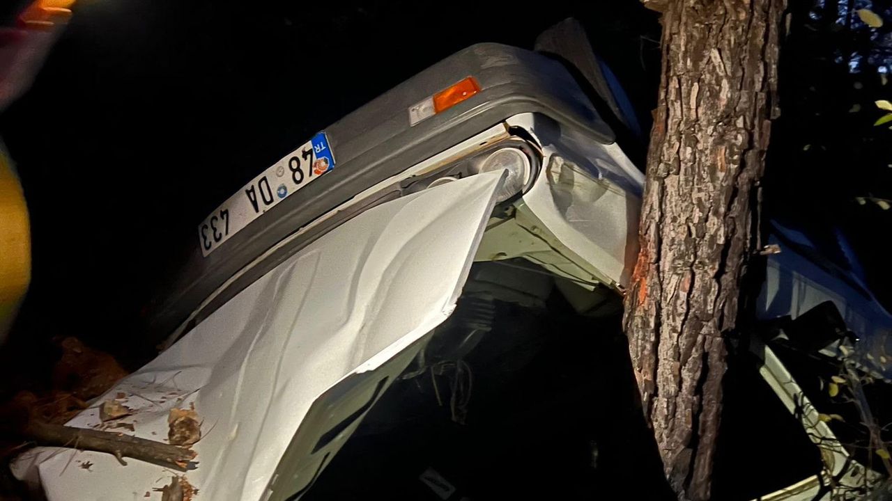 Otomobil uçuruma yuvarlandı… 2 yaralı!