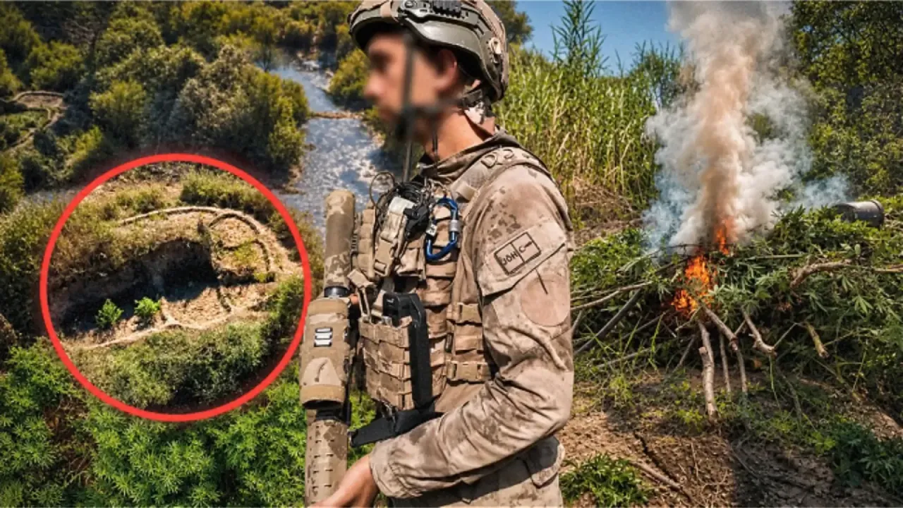 Uyuşturucu tarlalarına operasyon: 9,1 tonluk üretim engellendi!