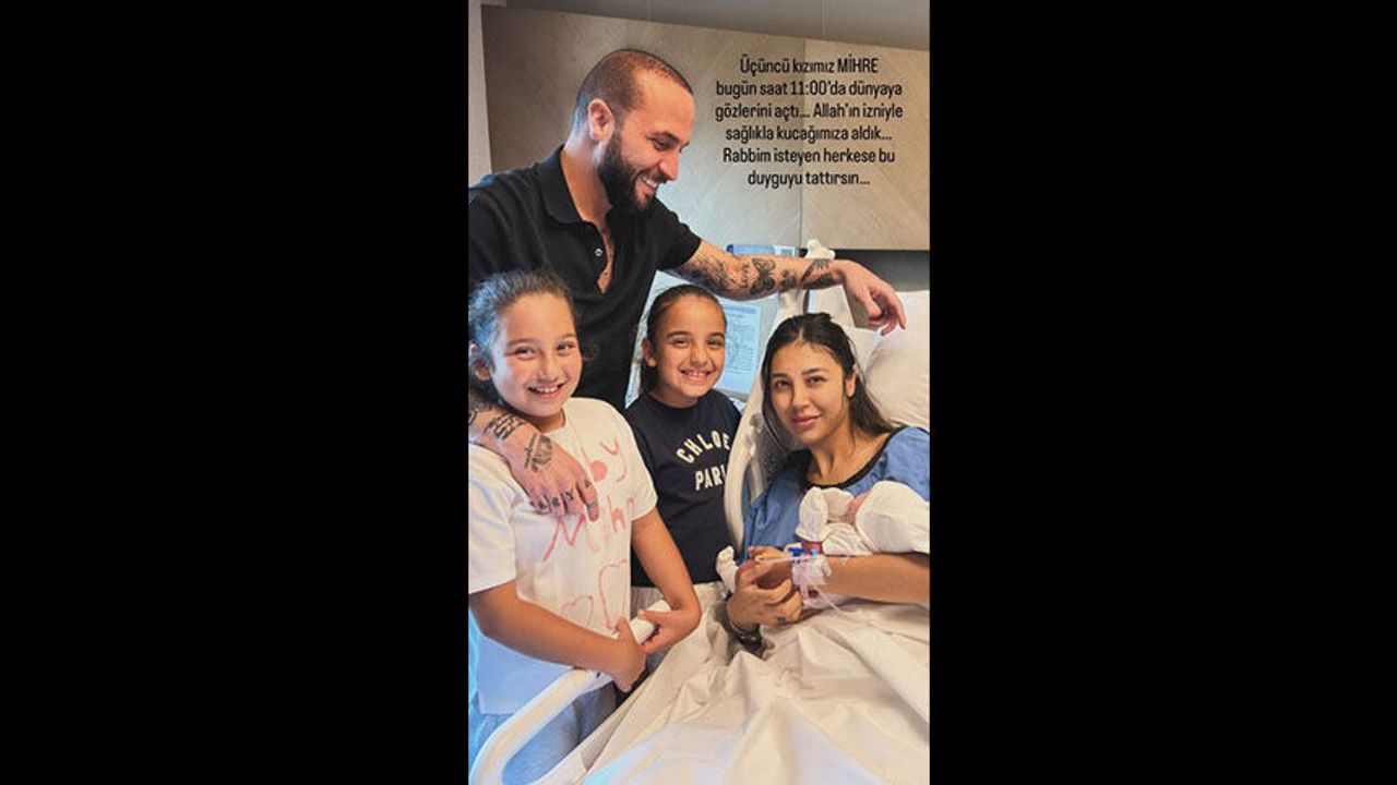 Berkay Şahin ile Özlem Ada Şahin’in kızları dünyaya geldi